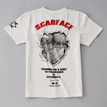 「範馬刃牙 Scarface Tシャツ」ホワイト(C)板垣恵介/FWD Inc.