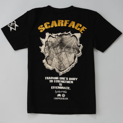 「範馬刃牙 Scarface Tシャツ」ブラック(C)板垣恵介/FWD Inc.