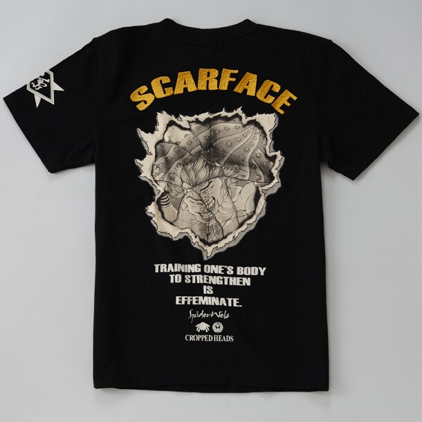 「範馬刃牙 Scarface Tシャツ」ブラック(C)板垣恵介/FWD Inc.