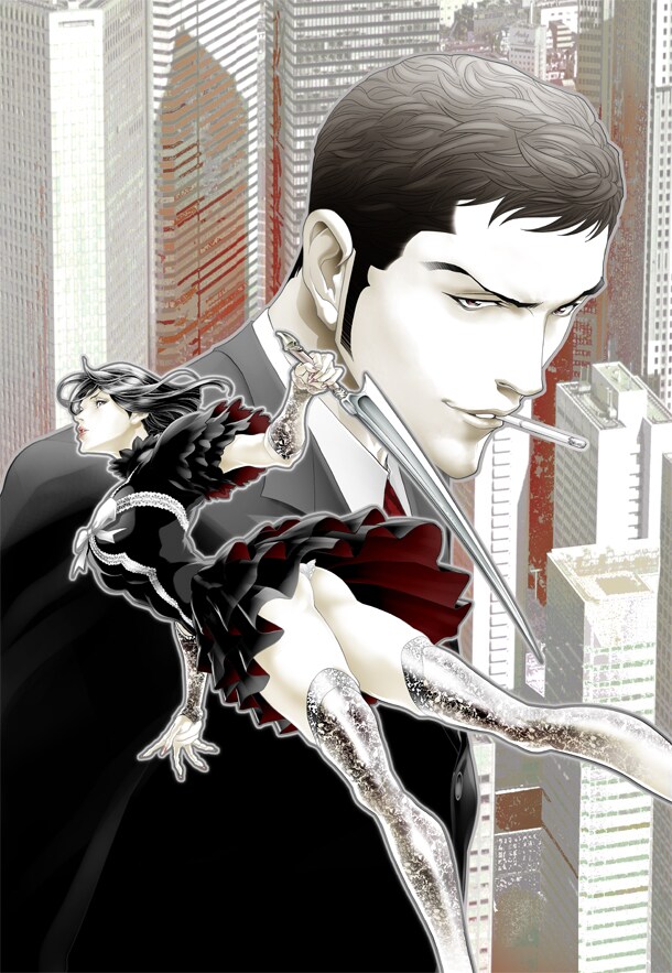 小池倫太郎協力、田口雅之漫画「ブラック・ジョーク」カット(c)田口雅之&小池倫太郎/秋田書店