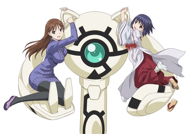 アニメ「神様ドォルズ」キービジュアル。(C)2011 やまむらはじめ・小学館／案山子保存協会