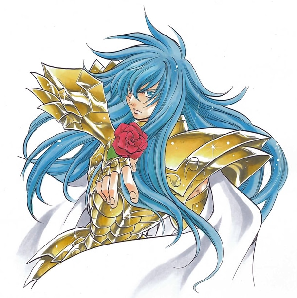 「聖闘士星矢 THE LOST CANVAS 冥王神話 外伝」カット。第1章の主人公は魚座のアルバフィカ。