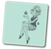 25名にプレゼントされる「華子さんのメガネふき」。画像は制作中のイメージ。