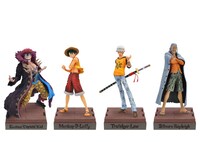 A賞からD賞のフィギュア。(C)尾田栄一郎／集英社・フジテレビ・東映アニメーション