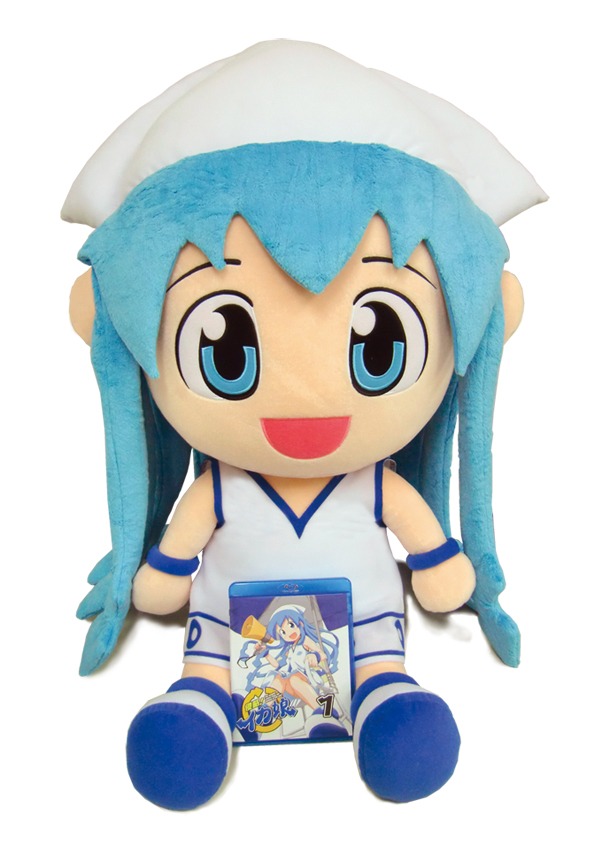 「超BIGぬいぐるみ イカ娘」。商品にBlu-rayは含まれないので注意しよう。(C)安部真弘（週刊少年チャンピオン）／海の家れもん