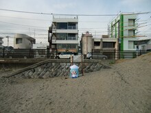 海に置いてみれば、さながら実写版イカ娘。離れた位置からでもイカ娘と確認できる大きさだ。(C)安部真弘（週刊少年チャンピオン）／海の家れもん