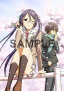 「累計100万部突破目前応援フェア」実施店でプレゼントされるイラストカードのひとつ。イラストは計8枚が用意されている。