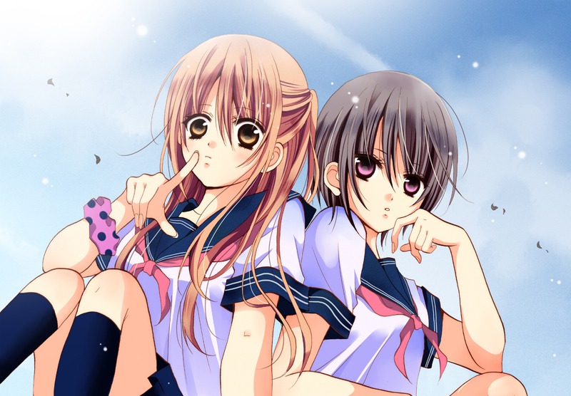 えばんふみ「ブルーフレンド 2nd Season」カット。