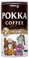 「ポッカコーヒーオリジナル DRAGON BALL CAN 幼少～サイヤ人編」亀仙人＆ブルマ (C)バードスタジオ/集英社・フジテレビ・東映アニメーション (C)バードスタジオ/集英社・東映アニメーション