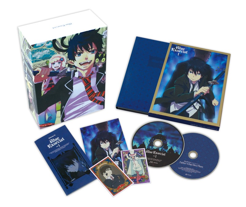 「青の祓魔師」BD＆DVD第1巻展開図。