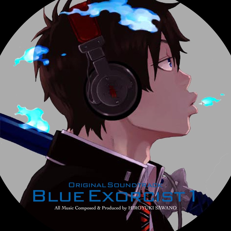 「青の祓魔師 オリジナルサウンドトラックI」加藤和恵描き下ろしジャケット。