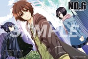 「NO.6」1巻Wonder GOO特典。マンガ版のカットを用いたポストカード。