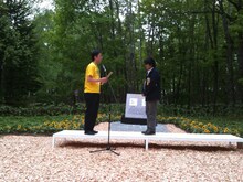 セレモニーイベントでの村上たかし。