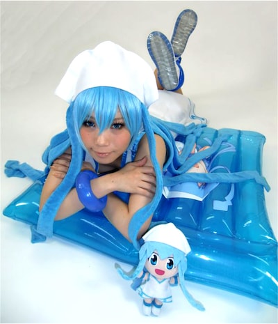 アニくじ「侵略！イカ娘」イメージカット(c)安部真弘（週刊少年チャンピオン）／海の家れもん