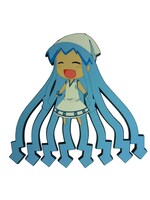 D賞のイカ娘マスコット。(c)安部真弘（週刊少年チャンピオン）／海の家れもん