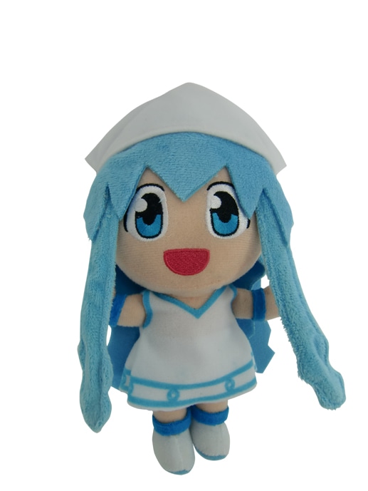 B賞のイカ娘ぬいぐるみ。(c)安部真弘（週刊少年チャンピオン）／海の家れもん