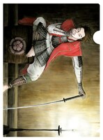 3枚制作される「信長協奏曲」クリアファイルの1枚。