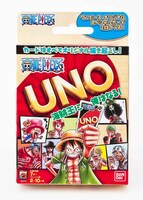 「ウノ ワンピース」パッケージ(c)尾田栄一郎／集英社・フジテレビ・東映アニメーション (c)2011 Mattel, Inc. El Segundo, CA 90245 U.S.A. All Rights Reserved. 発売元：（株）バンダイ　販売元：マテル・インターナショナル（株）