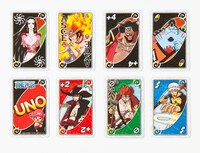 「ウノ ワンピース」記号カード。(c)尾田栄一郎／集英社・フジテレビ・東映アニメーション (c)2011 Mattel, Inc. El Segundo, CA 90245 U.S.A. All Rights Reserved. 発売元：（株）バンダイ　販売元：マテル・インターナショナル（株）