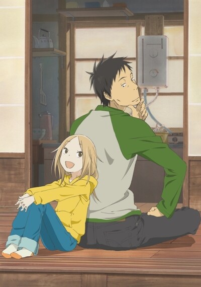 アニメ「うさぎドロップ」メインビジュアル。(C)2011 宇仁田ゆみ／祥伝社／アニメ「うさぎドロップ」製作委員会