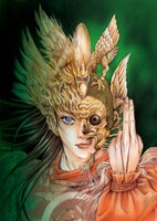 かまたきみこ「王の庭」扉ページ。