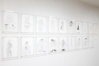 「グレンラガン展」の風景。(C)ガイナックス・中島かずき/劇場版グレンラガン製作委員会