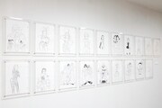 「グレンラガン展」の風景。(C)ガイナックス・中島かずき/劇場版グレンラガン製作委員会