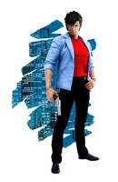 「1/6スケールフィギュア 冴羽 獠」。(C)北条司/NSP 1985　版権許諾証AA-400