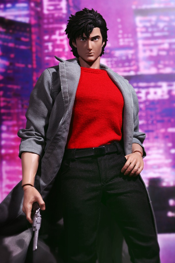 「1/6スケールフィギュア 冴羽 獠」。(C)北条司/NSP 1985　版権許諾証AA-400