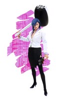 「1/6スケールフィギュア 野上 冴子」。(C)北条司/NSP 1985　版権許諾証AA-400