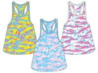 特設コーナーで購入できる、galaxxxyと「ディエンビエンフー」のコラボタンクトップ「野良犬タンク」。