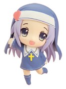 2月号に付属するマリアストラップ。