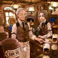 枢やなが描き下ろした「cafe SQ」ジャケット。