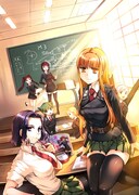 「萌えよ！戦車学校V型」イラスト