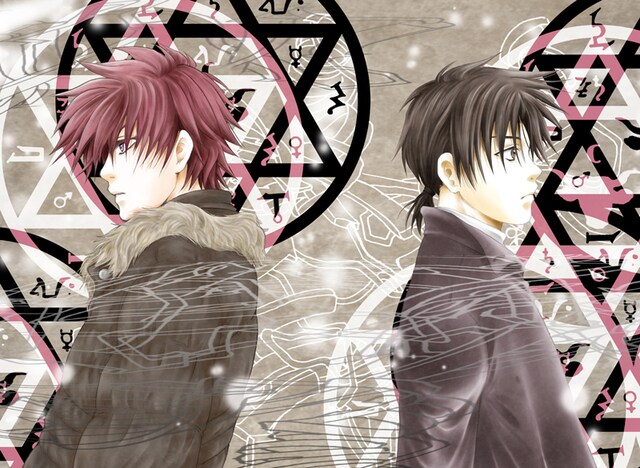 なるしまゆり「少年魔法士」14巻に使用予定の口絵カット。