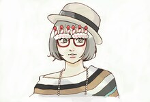 村上かつら「His birthday」カット。