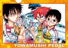 「弱虫ペダル」クリアファイル。総北高校バージョンの表。