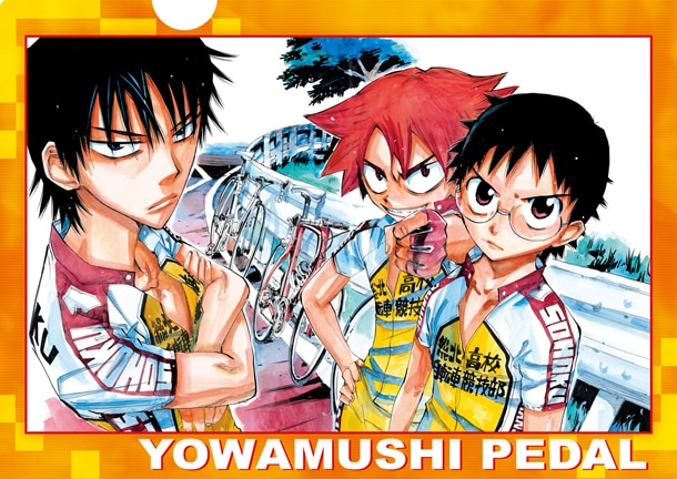 「弱虫ペダル」クリアファイル。総北高校バージョンの表。