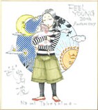 武嶌波の直筆イラスト入りサイン色紙。