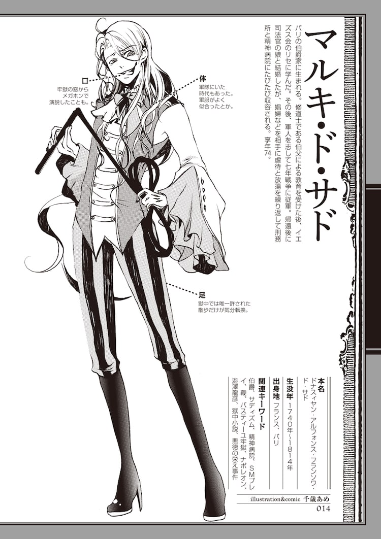 サドもカフカもドストエフスキーも 文学男子でイケメン化 コミックナタリー