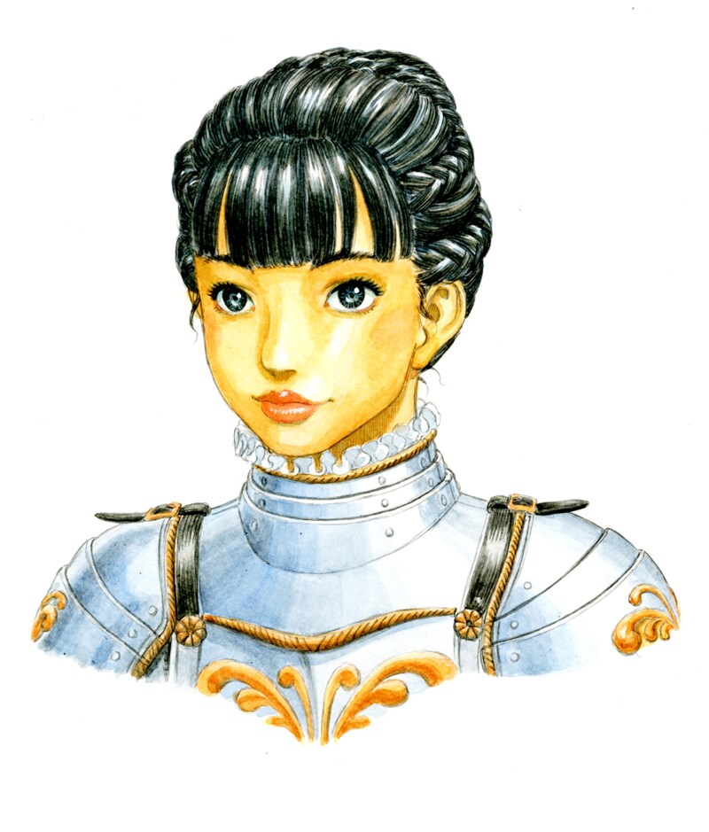 映画「ベルセルク」の広報官を務めるキャラクター、クララ・ド・ポラス。 (C)三浦建太郎(スタジオ我画)・白泉社/BERSERK FILM PARTNERS