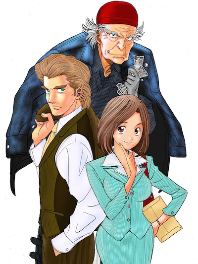 かわすみひろしの新連載「江戸バルザック」カット。