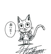 「MONSTER HUNTER PORTABLE 3rd モンハン芸能部 チームプレイガイド」の抽選プレゼント。島ヒロによるコラボイラスト＆サイン入り色紙が1名に当たる。