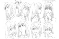 TVアニメ「ちはやふる」のキャラクター設定資料。(c)末次由紀／講談社・VAP・NTV