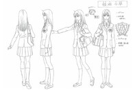 TVアニメ「ちはやふる」のキャラクター設定資料。(c)末次由紀／講談社・VAP・NTV