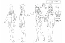 TVアニメ「ちはやふる」のキャラクター設定資料。(c)末次由紀／講談社・VAP・NTV