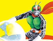 「仮面ライダー」より仮面ライダー新1号 (C)石森章太郎プロ