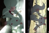 E賞「クリアファイル＆ステッカー」のクリアファイル。(C)Magica Quartet/Aniplex・Madoka Partners・MBS