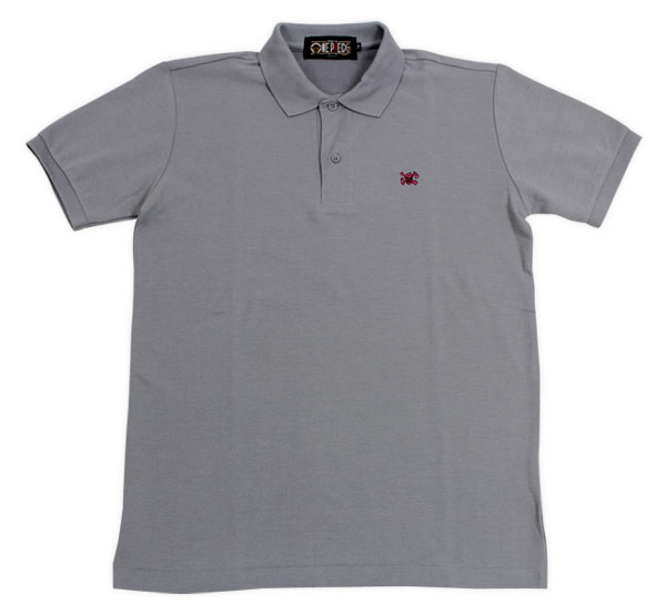 チョッパーをイメージした「ONE PIECE FOOTBALL LINEポロシャツ」のグレー。(C)尾田栄一郎／集英社・フジテレビ・東映アニメーション