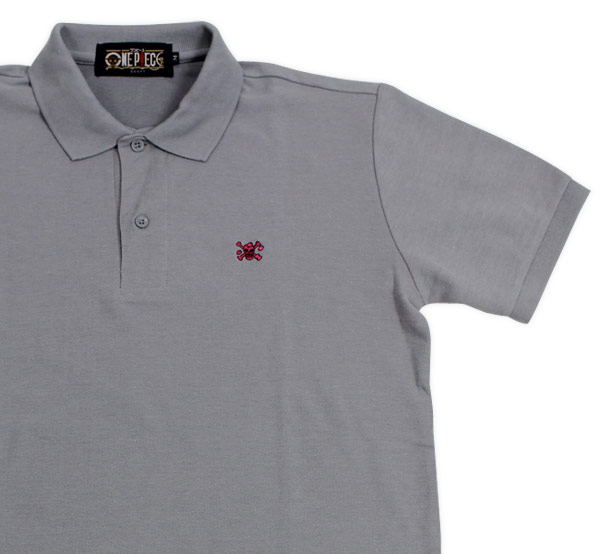 チョッパーをイメージした「ONE PIECE FOOTBALL LINEポロシャツ」のグレー。(C)尾田栄一郎／集英社・フジテレビ・東映アニメーション
